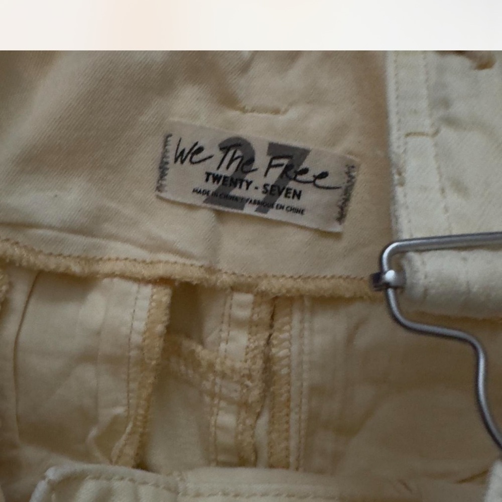 We The Free free people yellow overall suspenders shorts - Picture 8 of 8
